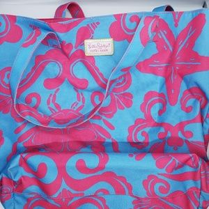 Lilly Pulitzer for Estee Lauder tote bag
